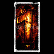 Coque HTC Windows Phone 8S Un en feu