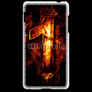 Coque LG Optimus G Un en feu
