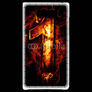 Coque LG Optimus L7 Un en feu