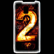 Coque LG P990 Deux en feu