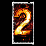 Coque HTC Windows Phone 8S Deux en feu
