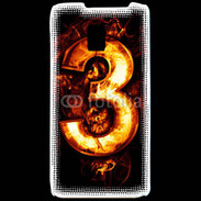 Coque LG P990 Trois en feu