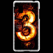 Coque LG Optimus G Trois en feu