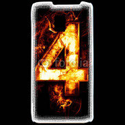 Coque LG P990 Quatre en feu