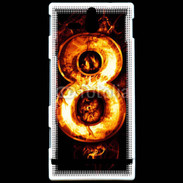 Coque Sony Xperia U Huit en feu