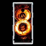 Coque Sony Xperia P Huit en feu
