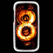 Coque HTC One SV Huit en feu
