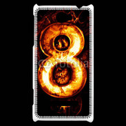 Coque HTC Windows Phone 8S Huit en feu