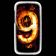 Coque HTC One SV Neuf en feu
