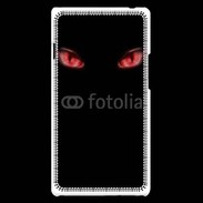 Coque LG Optimus L9 Yeux rouges fond noir