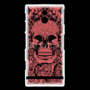 Coque Sony Xperia P Tête de mort 8