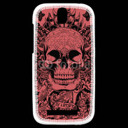 Coque HTC One SV Tête de mort 8