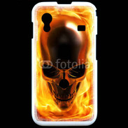 Coque Samsung ACE S5830 crâne en feu