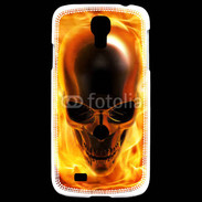 Coque Samsung Galaxy S4 crâne en feu