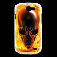 Coque Samsung Galaxy Express crâne en feu