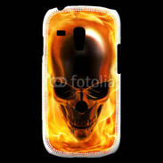 Coque Samsung Galaxy S3 Mini crâne en feu