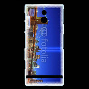 Coque Sony Xperia P Laser twin towers