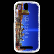 Coque HTC One SV Laser twin towers