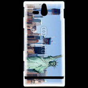 Coque Sony Xperia U Freedom Tower NYC statue de la liberté