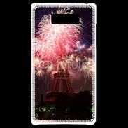 Coque LG Optimus L7 Feux d'artifice Tour Eiffel