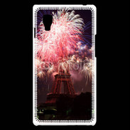 Coque LG Optimus L9 Feux d'artifice Tour Eiffel