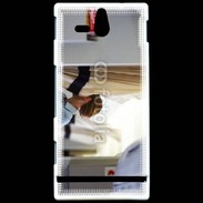 Coque Sony Xperia U Hotesse de l'air