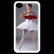 Coque iPhone 4 / iPhone 4S Danseuse classique avec gants de boxe