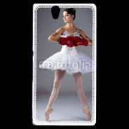 Coque Sony Xperia Z Danseuse classique avec gants de boxe