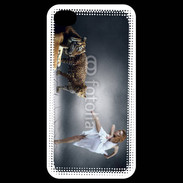 Coque iPhone 4 / iPhone 4S Danseuse avec tigre