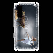 Coque Samsung Player One Danseuse avec tigre