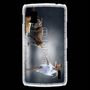 Coque LG Nexus 4 Danseuse avec tigre