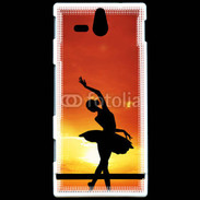 Coque Sony Xperia U Danseuse couché de soleil