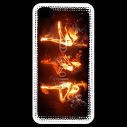 Coque iPhone 4 / iPhone 4S Danseuse feu