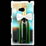 Coque Nokia Lumia 720 Bouteille de champagne avec noeud