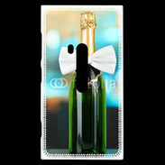 Coque Nokia Lumia 920 Bouteille de champagne avec noeud