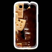 Coque Samsung Galaxy S3 Fromage, charcuterie et vin