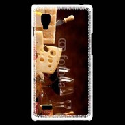 Coque LG Optimus L9 Fromage, charcuterie et vin