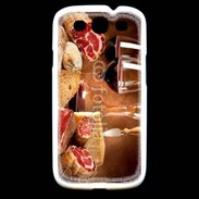 Coque Samsung Galaxy S3 Fromage, charcuterie et vin 2