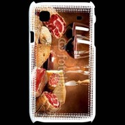 Coque Samsung Galaxy S Fromage, charcuterie et vin 2
