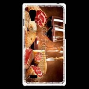 Coque LG Optimus L9 Fromage, charcuterie et vin 2
