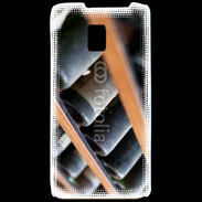 Coque LG P990 Vieilles bouteilles de vin