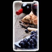 Coque LG P990 Pain et vin rouge