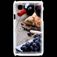 Coque Samsung Galaxy S Pain et vin rouge