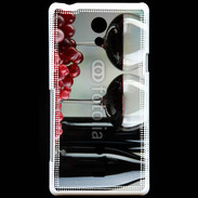 Coque Sony Xperia T Vin rouge 3