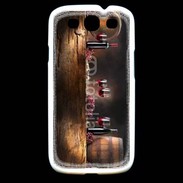 Coque Samsung Galaxy S3 Vin rouge et tonneaux