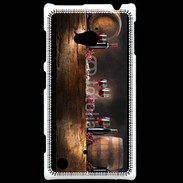 Coque Nokia Lumia 720 Vin rouge et tonneaux