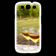Coque Samsung Galaxy S3 Verres de vin et vignes