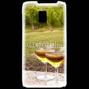 Coque LG P990 Verres de vin et vignes