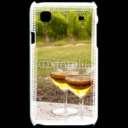 Coque Samsung Galaxy S Verres de vin et vignes