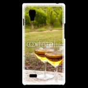 Coque LG Optimus L9 Verres de vin et vignes